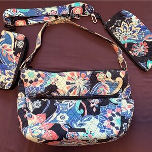 Vera Bradley Multicolor Floral Quilted Bag Set